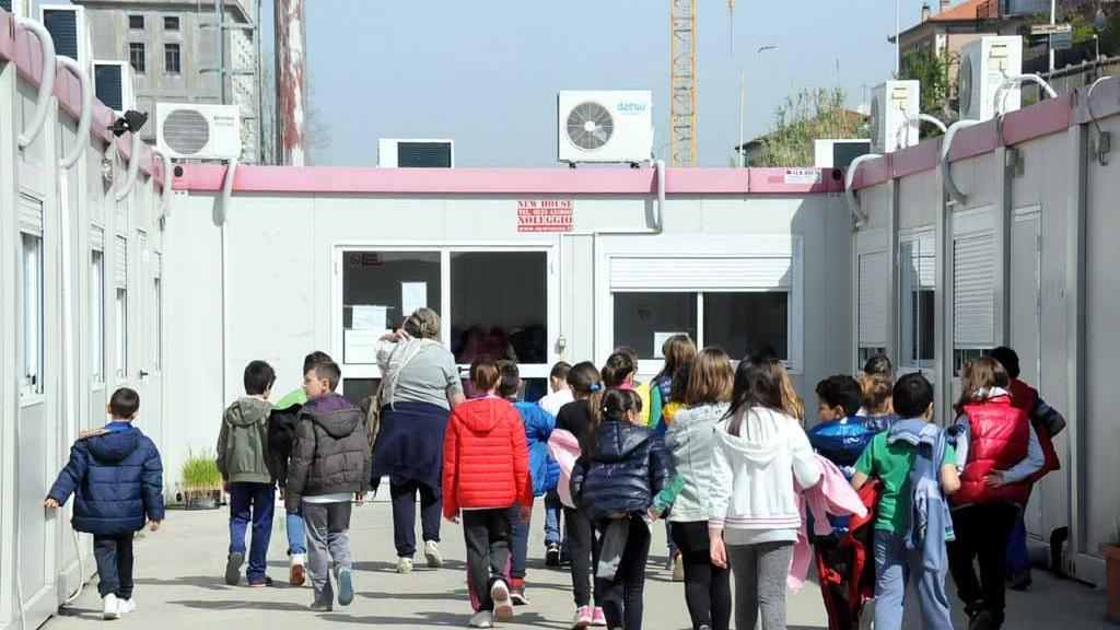 La scuola-container di Aulla
