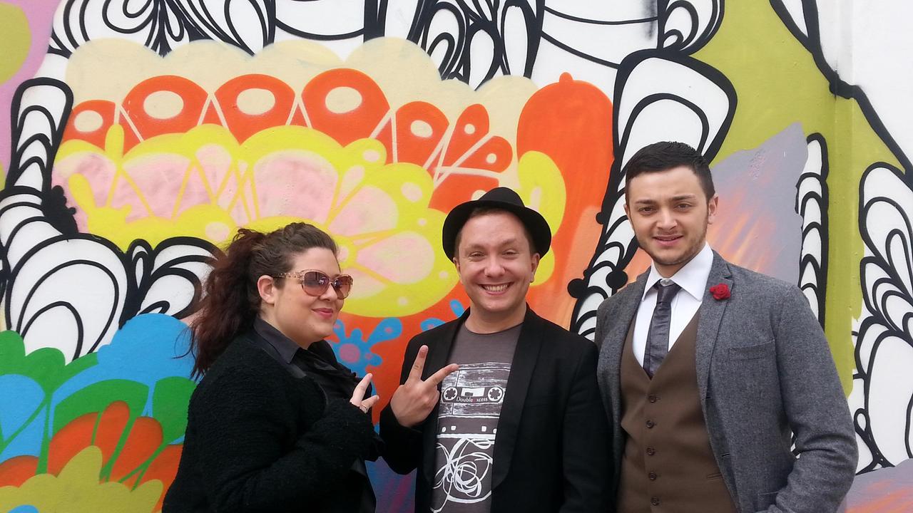 Denny Lanza insieme a Maria Chiara Chiti e Giovanni Cenniccola