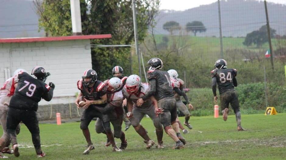 American football, Red Jackets sbancano Grosseto (26-34)