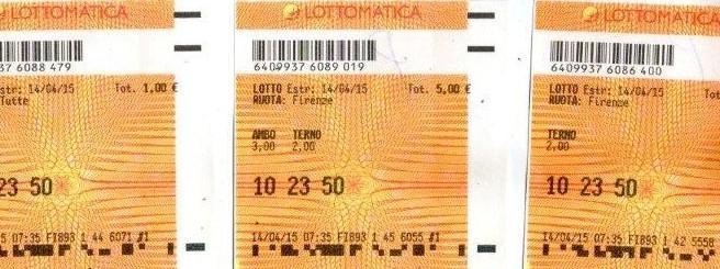 Vince due volte al lotto, nella stessa ricevitoria 