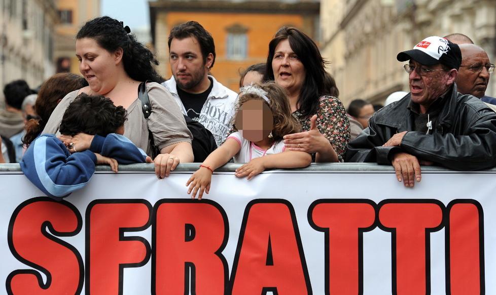 Sfratti, la frequenza è quadruplicata nel giro di pochi anni