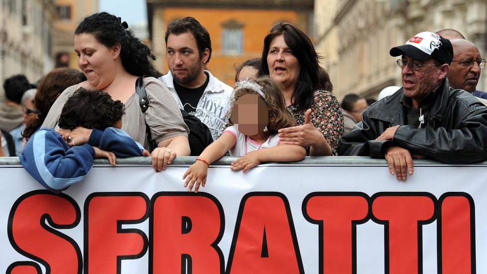 Sfratti, la frequenza è quadruplicata nel giro di pochi anni