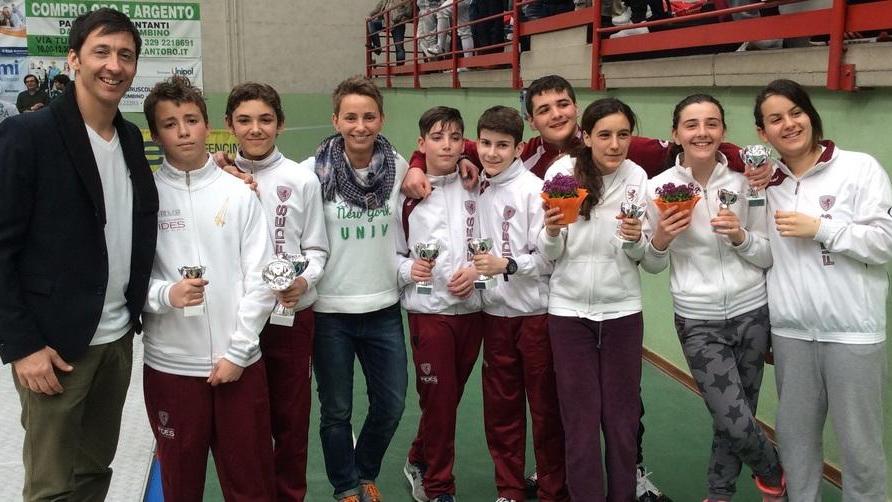 Il marchio Fides sui campionati toscani di scherma