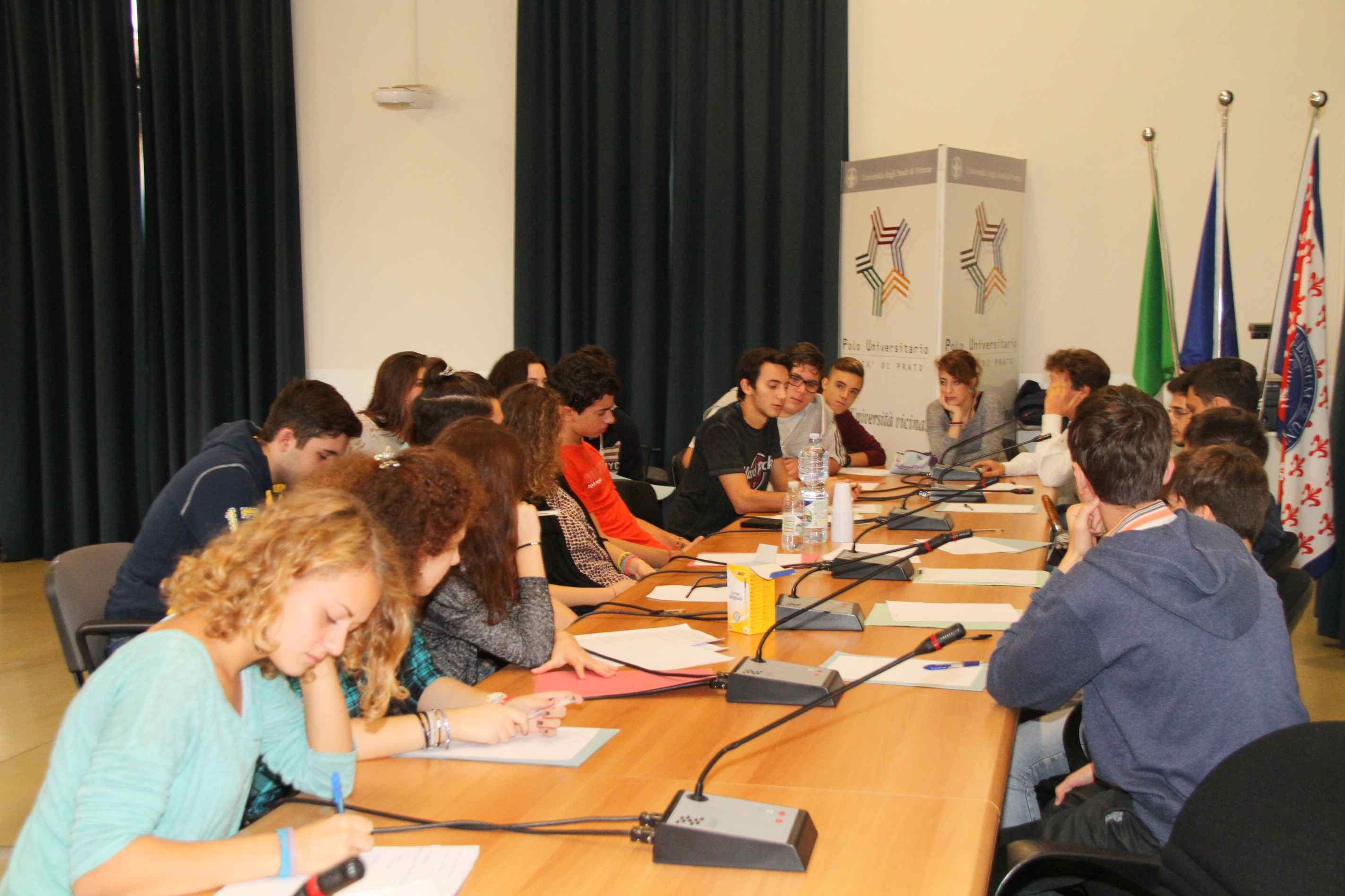 Studenti universitari al Pin di Prato