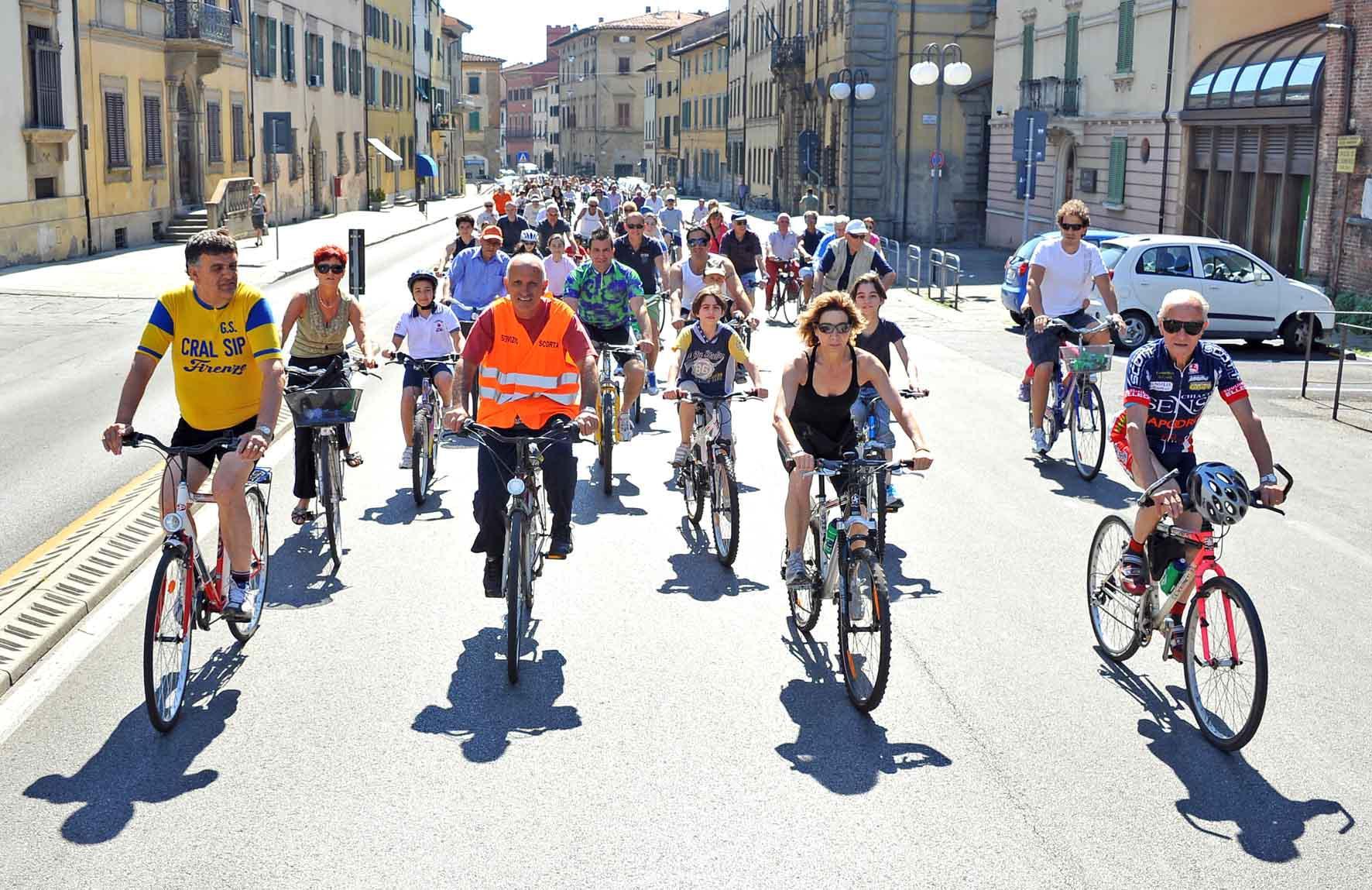 Una delle precedenti edizioni della domenica ecologica (foto Gori)