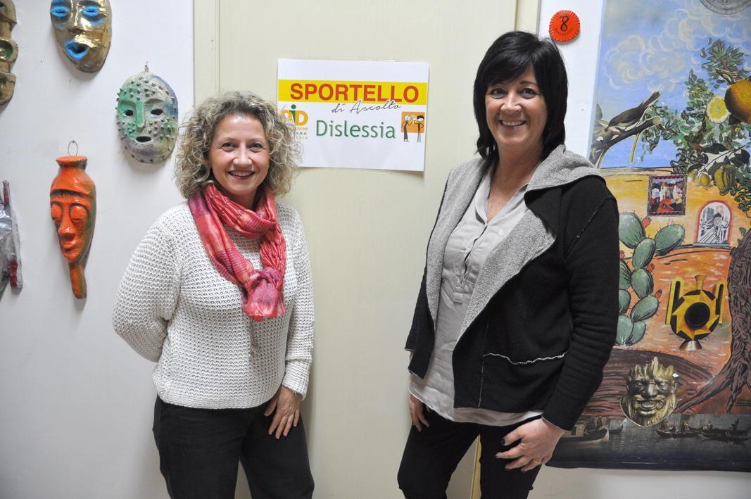 Castellini e Giannetti allo sportello ascolto per ragazzi dislessici alle medie Galilei