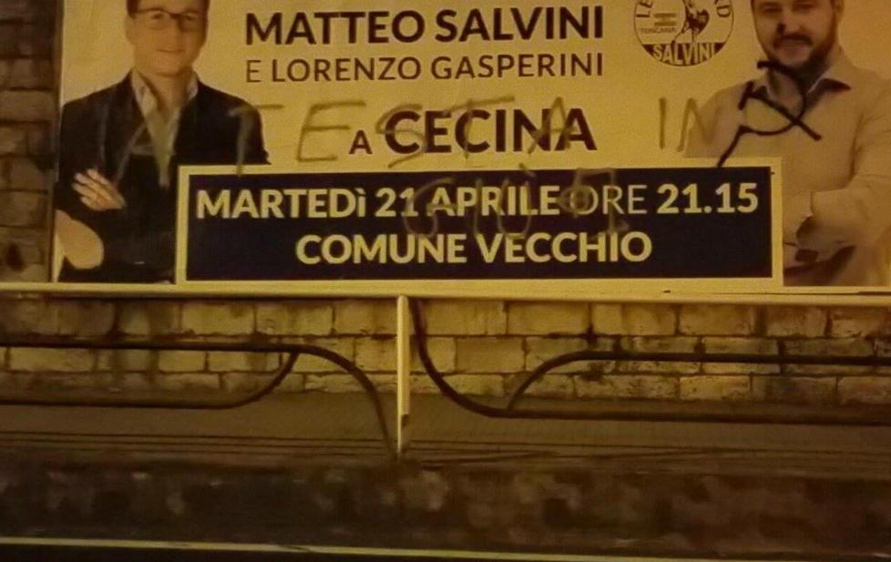 Scritte contro Gasperini Sel condanna ma avverte la Lega 