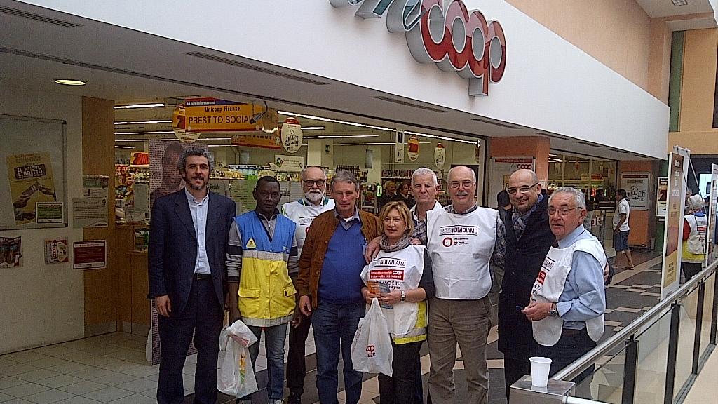 Oltre cinquemila chili di alimenti con la raccolta a Pontedera e a Fornacette
