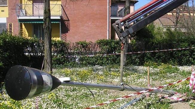 Telecamere al parco don Andreoli