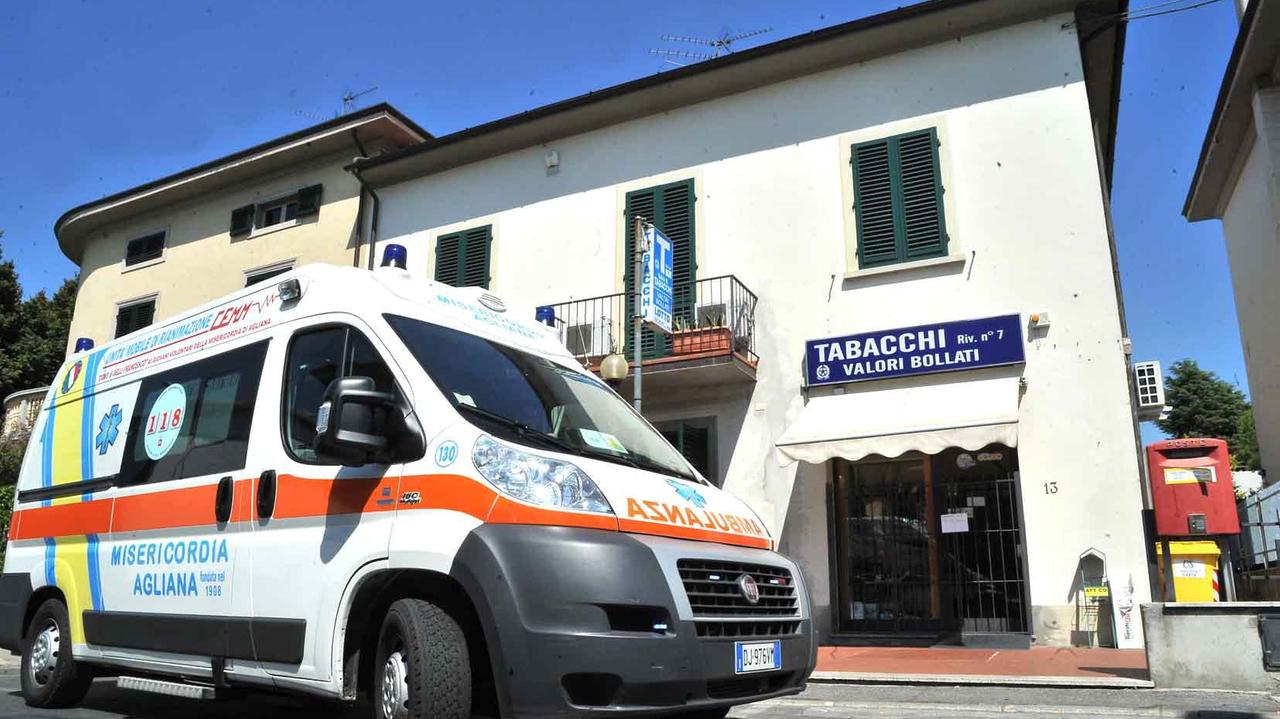 Un intervento della Misericordia di Agliana (foto di repertorio)