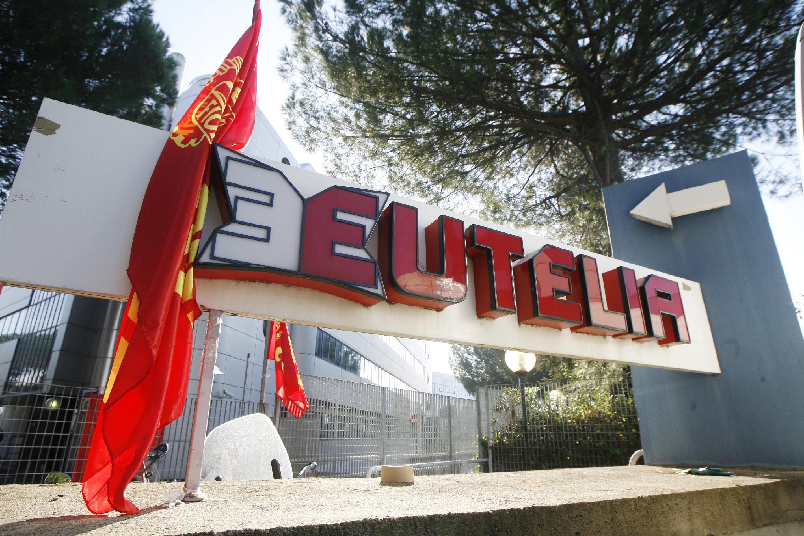 Una protesta a Eutelia negli anni passati