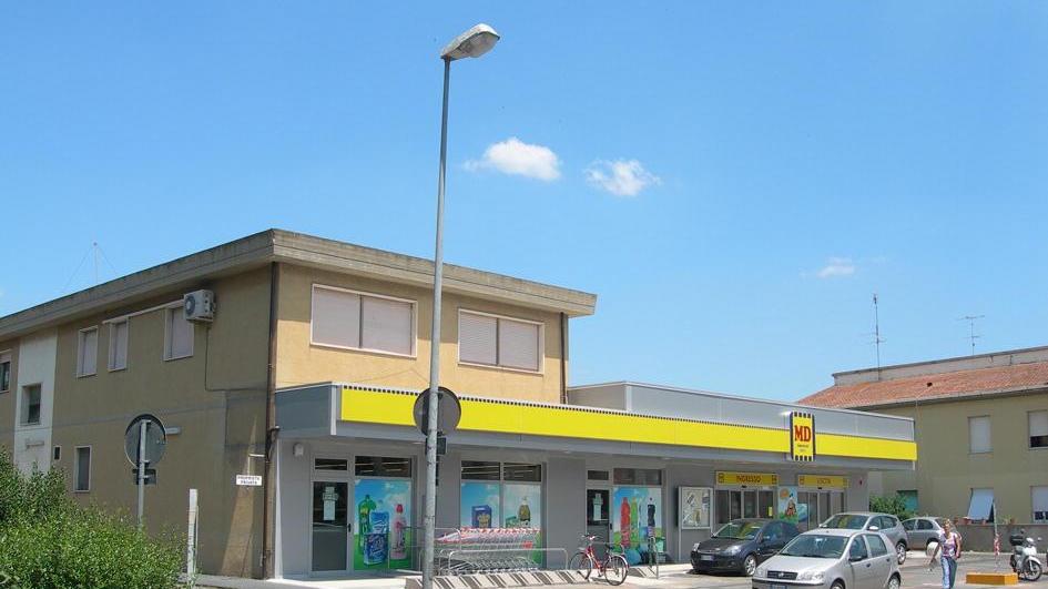 Il supermercato Md discount di Donoratico