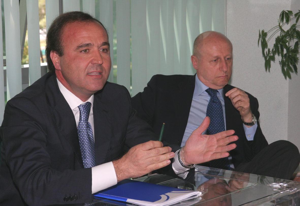 Gli imprenditori Fusi e Bartolomei