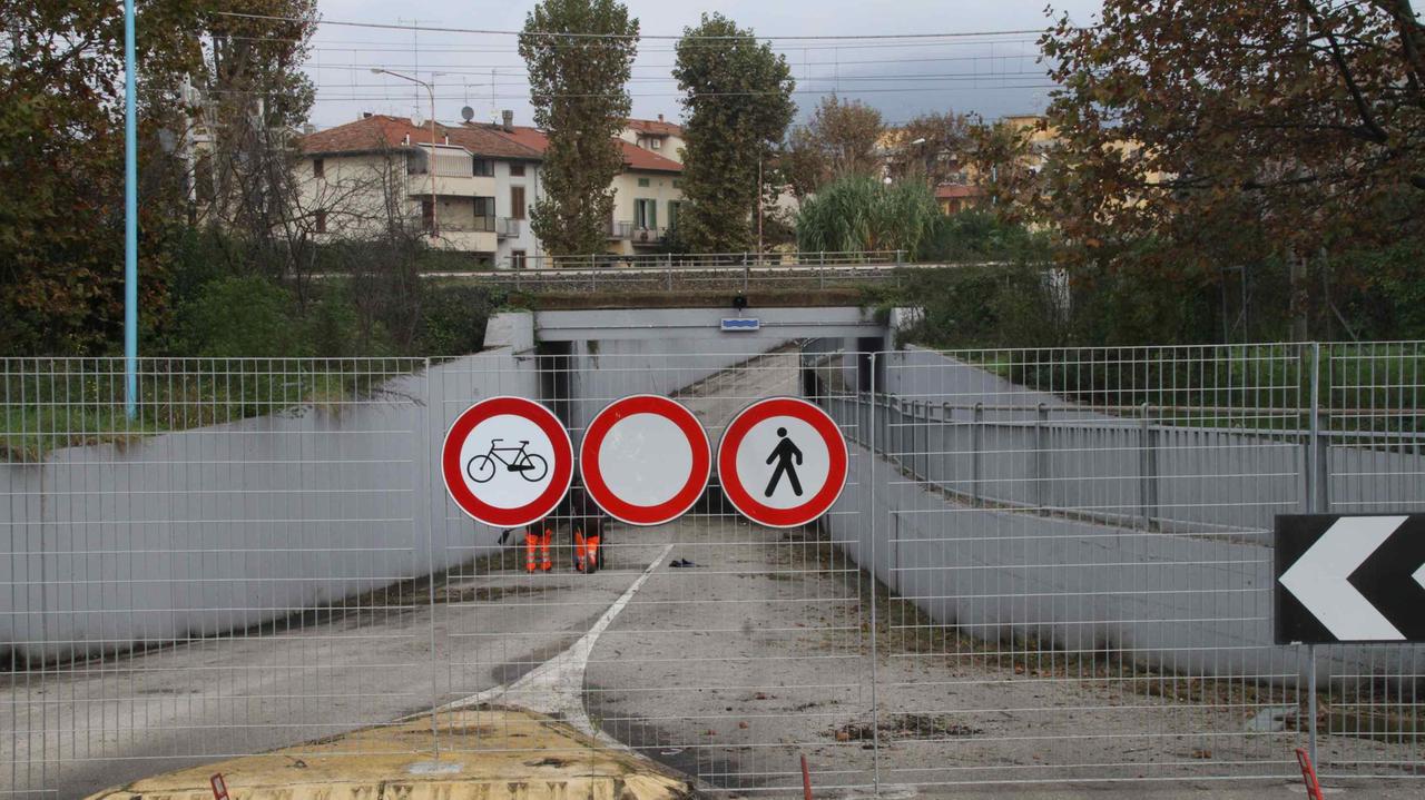 Il sottopasso di via Ciulli è chiuso da oltre quattro anni