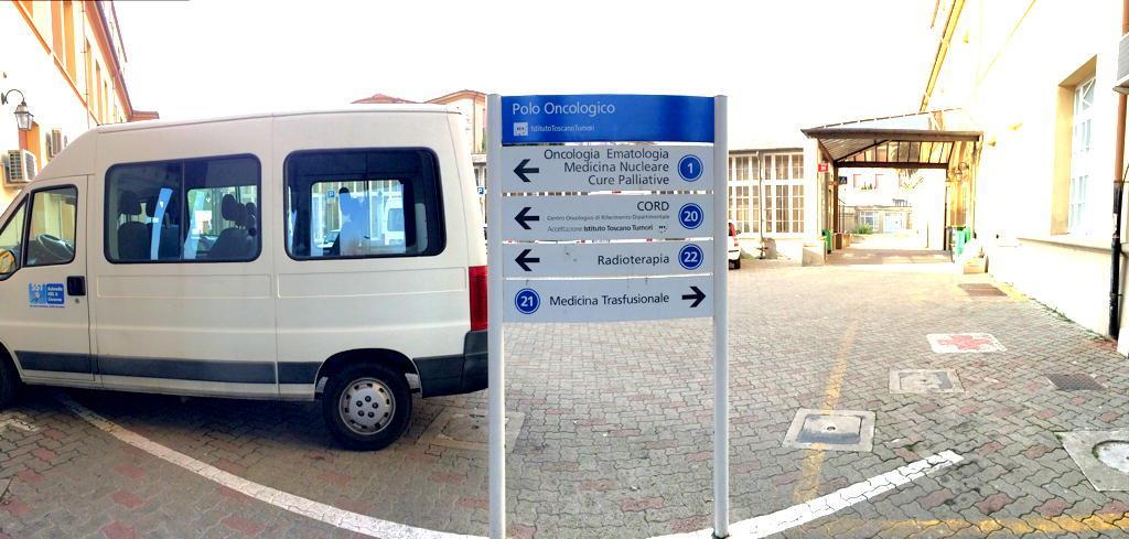 Uno scorcio dell'ospedale di Livorno