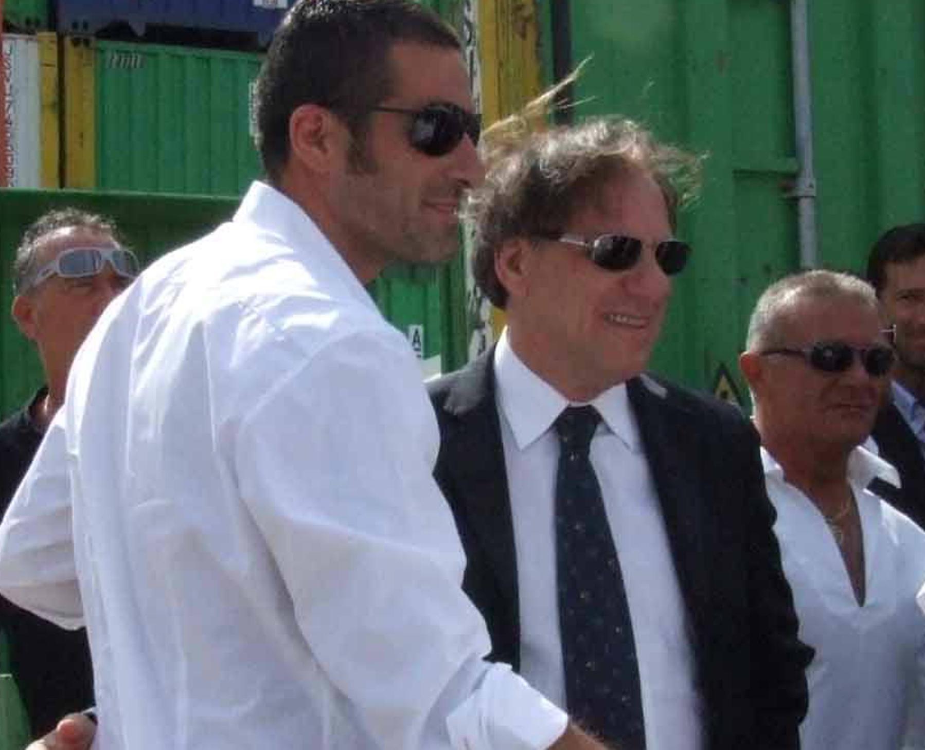 Cristiano Lucarelli e Roberto Piccini insieme nel terminal 