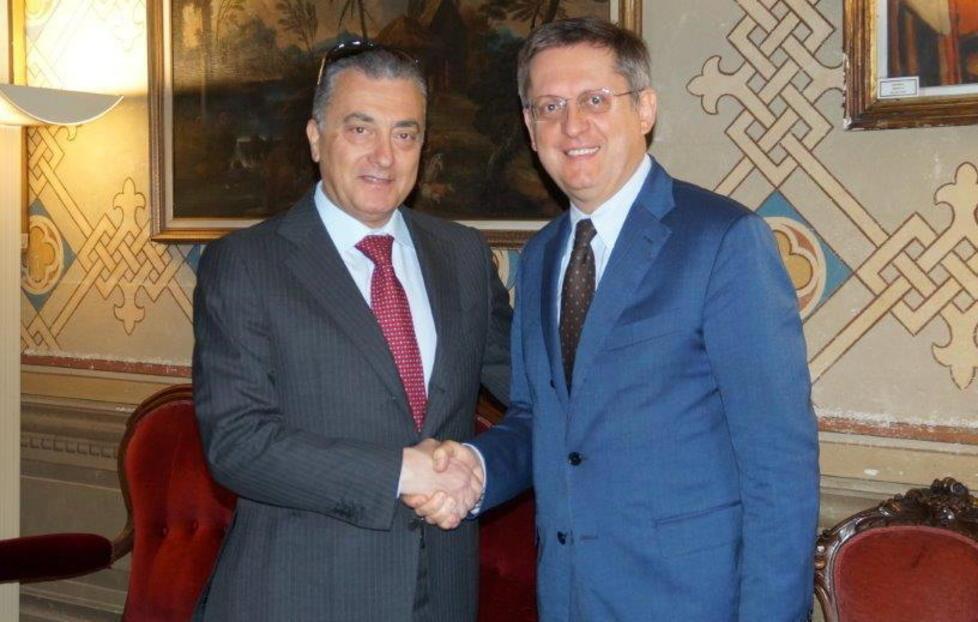 Il sindaco saluta il nuovo questore