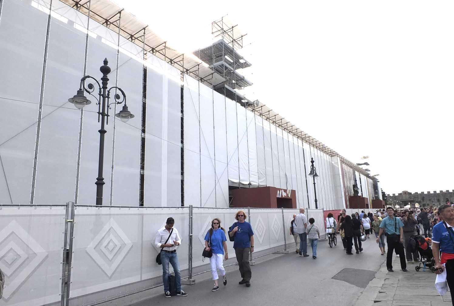 Il cantiere al Museo delle Sinopie