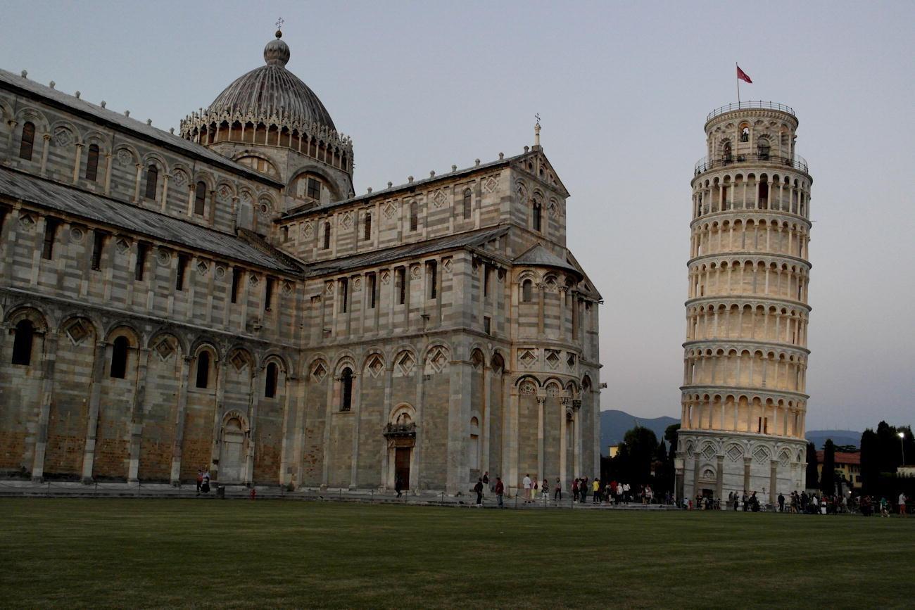 La Torre di Pisa: riferimento ricorrente nelle invettive dell'Isis