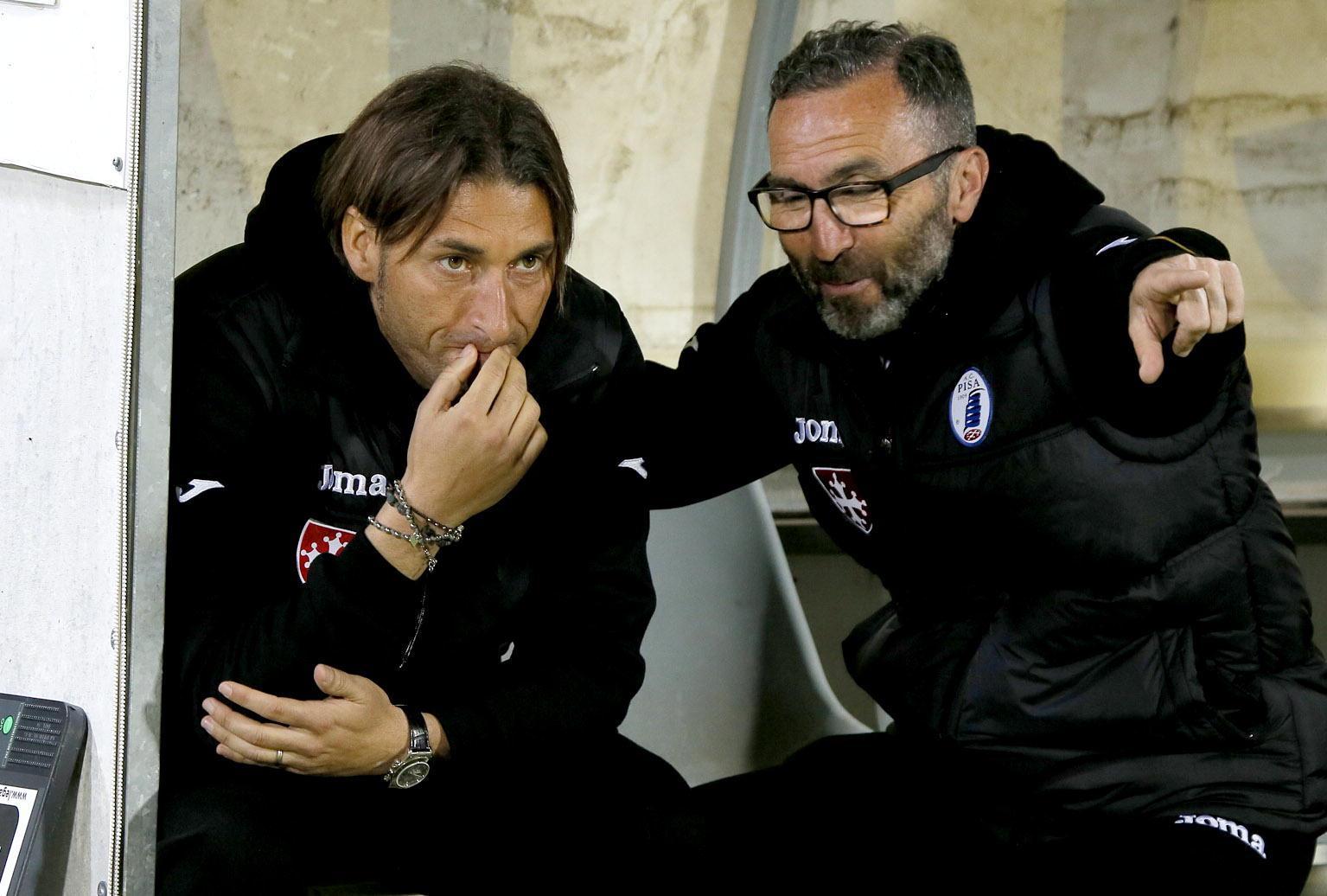 Amoroso in panchina con il vice Alfani Rossi