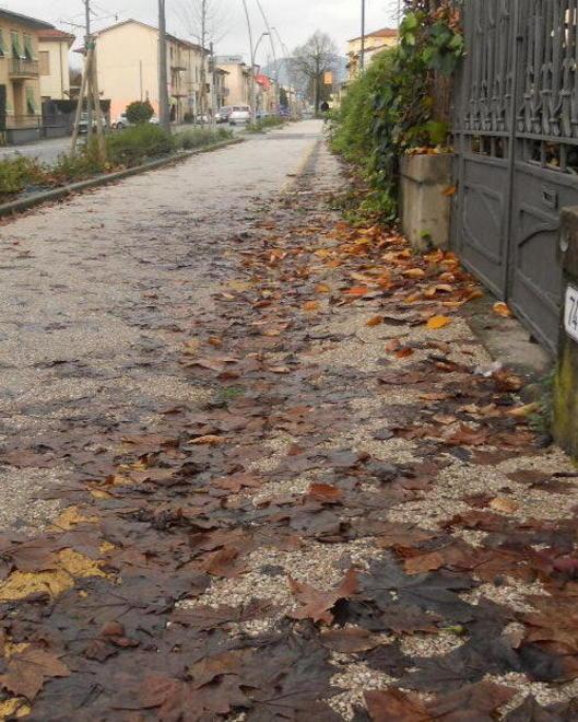 La pista ciclabile a S. Anna? Una gimkana tra le buche