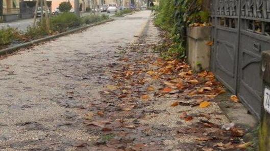 La pista ciclabile a S. Anna? Una gimkana tra le buche