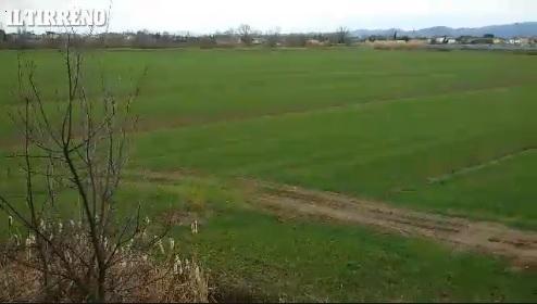 L'area scelta per l'insediamento delle aziende di frantumazione di inerti, tra il casello Prato ovest e l'autostrada A11