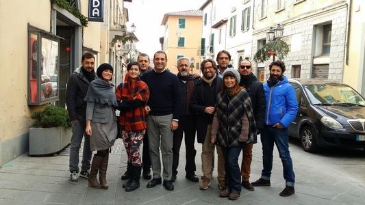 I commercianti del comitato di via Santa Trinita