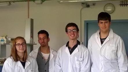 Gli studenti del liceo nei laboratori dell’Università