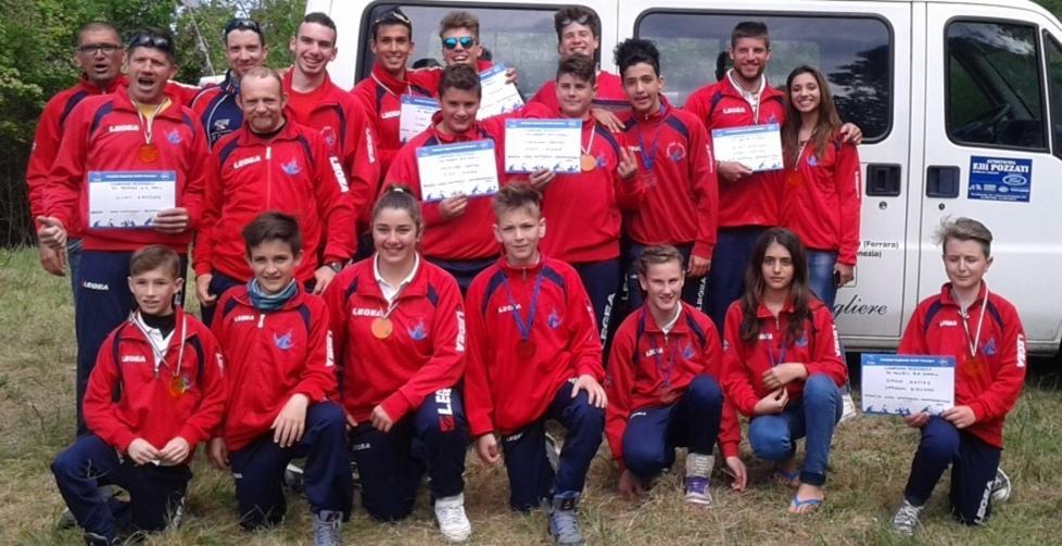 Anche il Canoa Club Comacchio brilla ai regionali di fondo