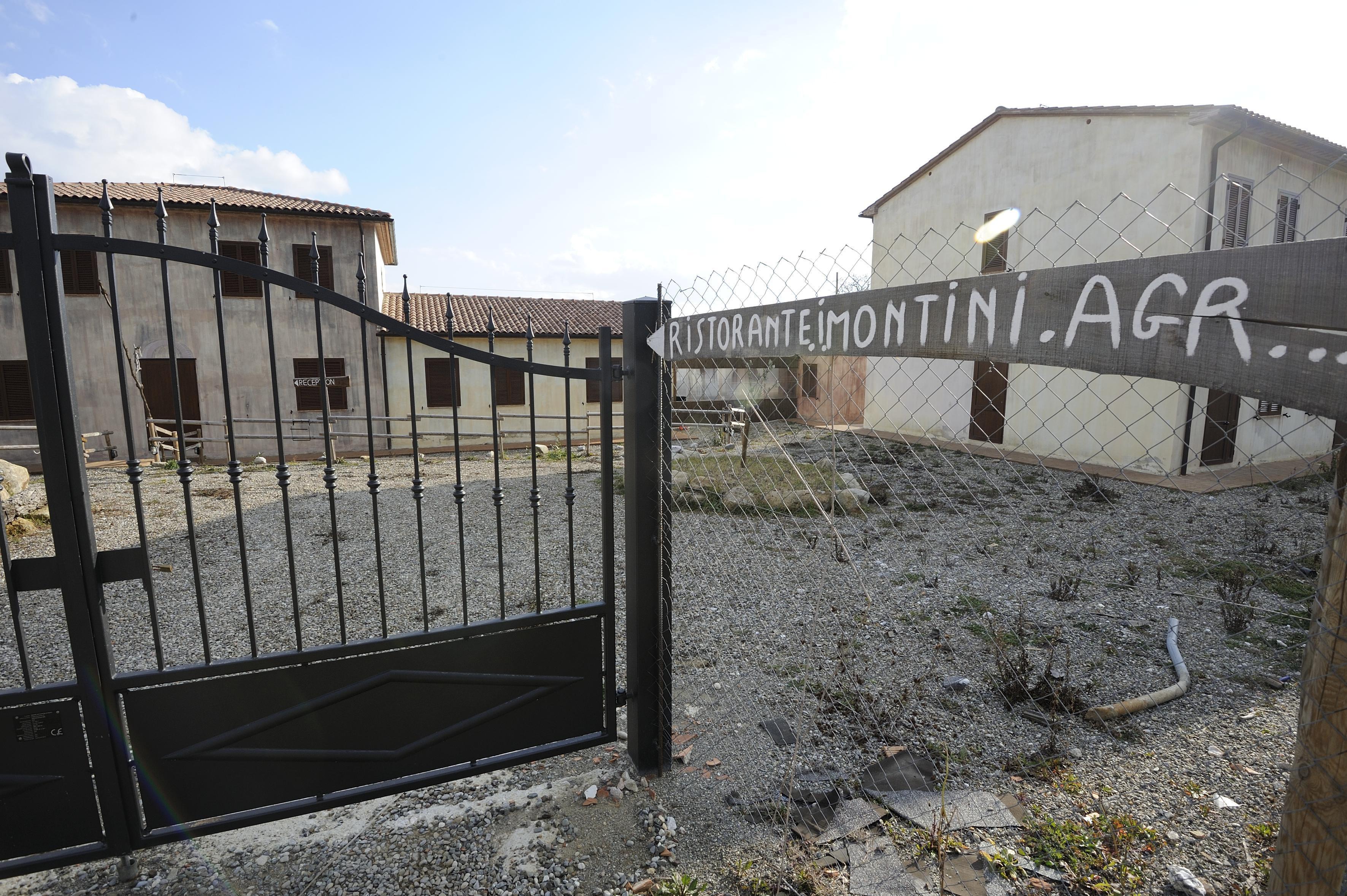 L'agriturismo in località Montini, ex Casa dell'amore, a Roccastrada