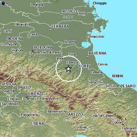 Terremoto, scossa 4.2 nel Forlivese