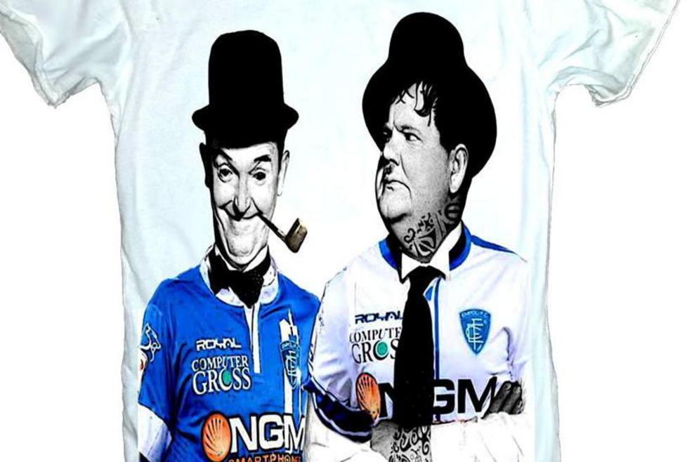 Anche Stanlio e Ollio sono... azzurri