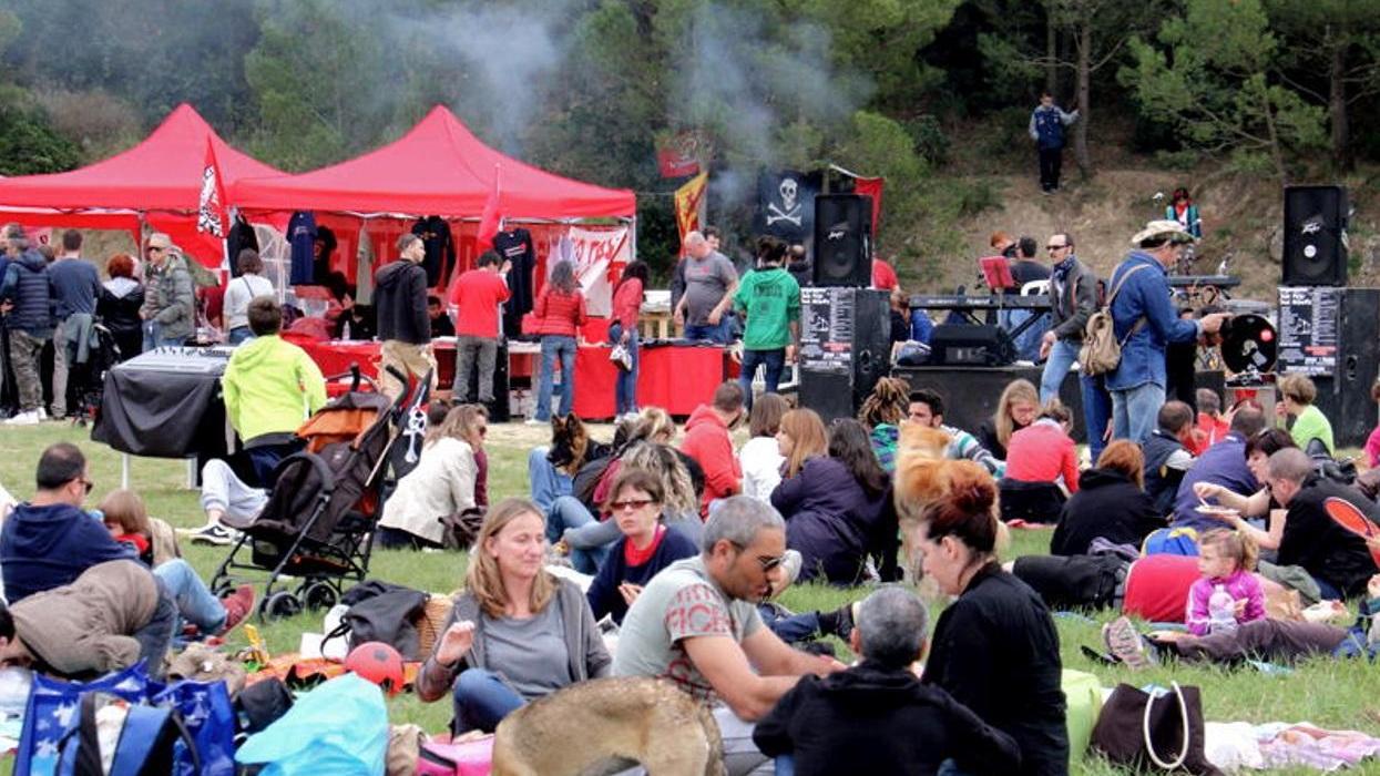 La festa al Castellaccio (Marzi Pentafoto)