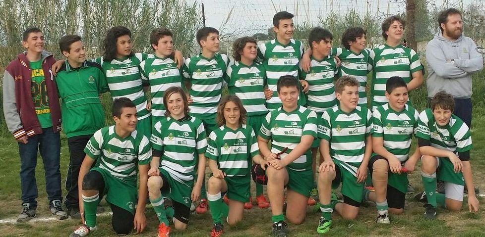 Ciclone Livorno Rugby con i baby under 16 e 14 