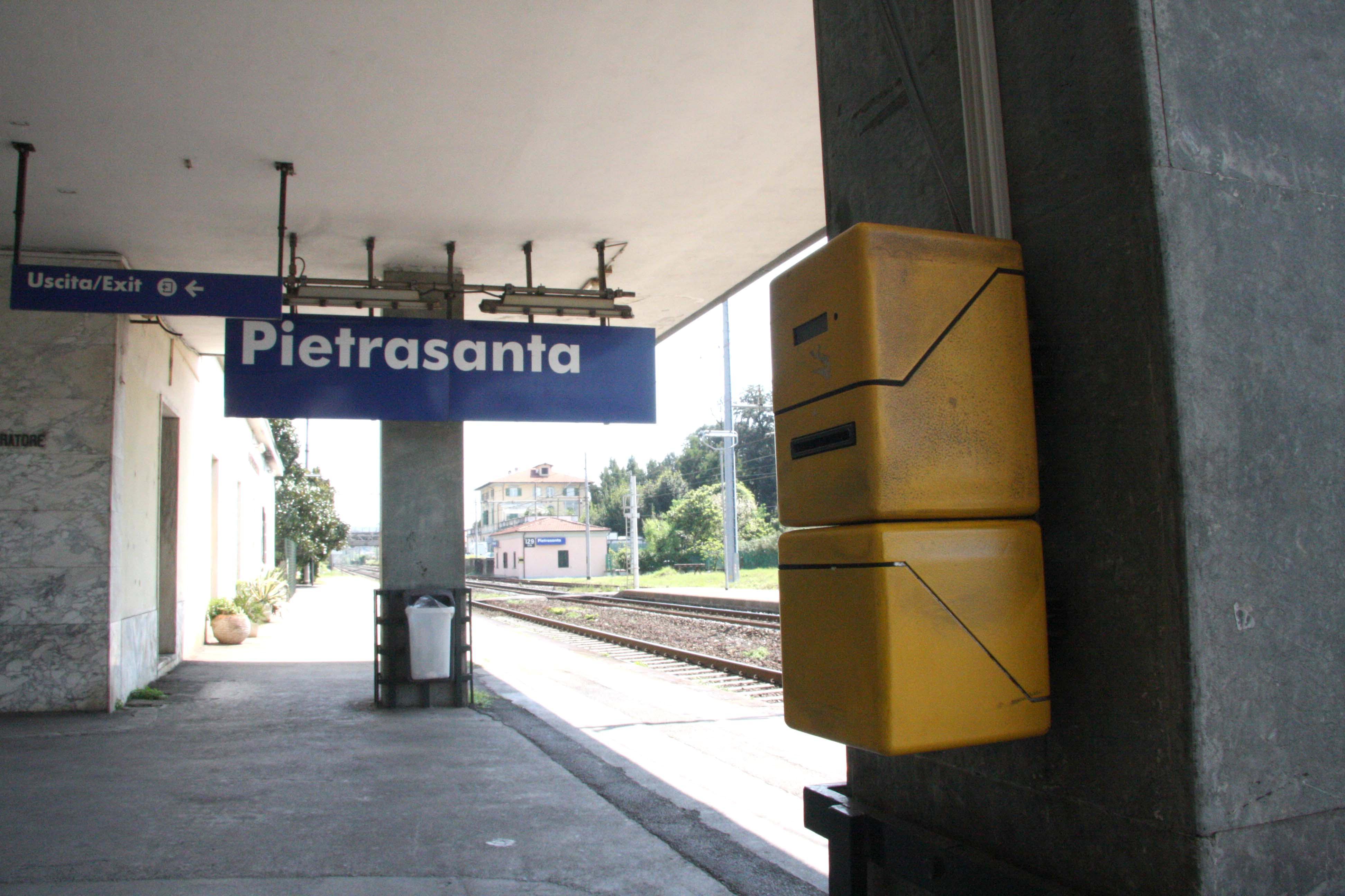 La stazione ferroviaria di Pietrasanta