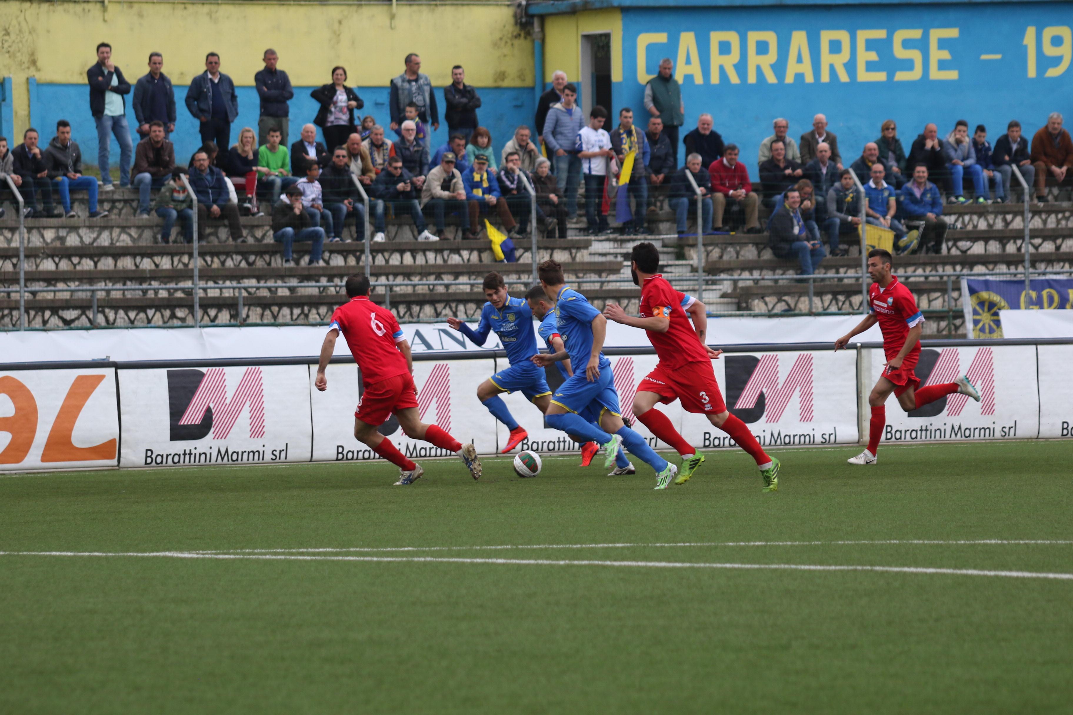 Una immagine di Carrarese - Spal