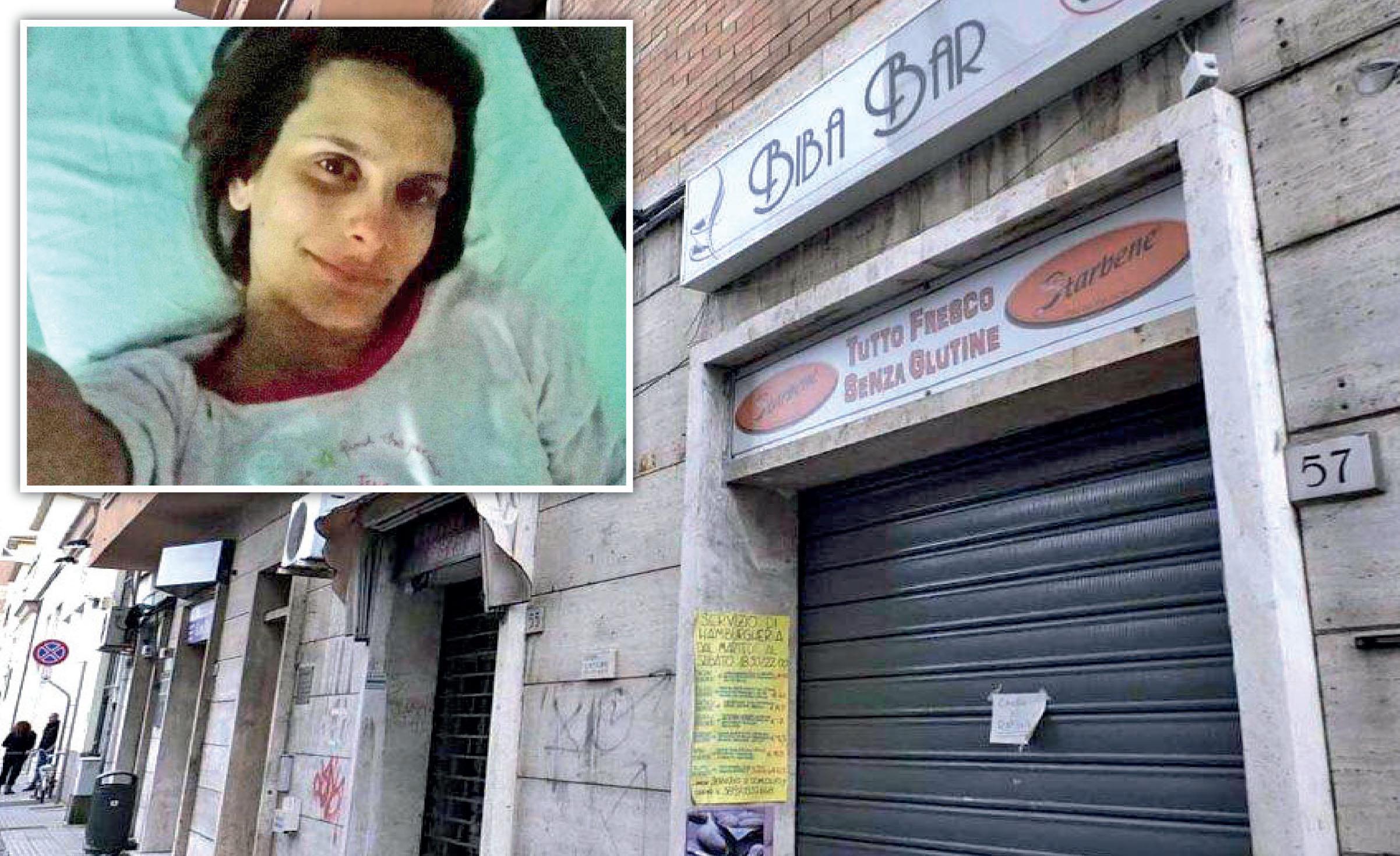 Silvia Pistoia in ospedale e il bar chiuso dopo la rapina