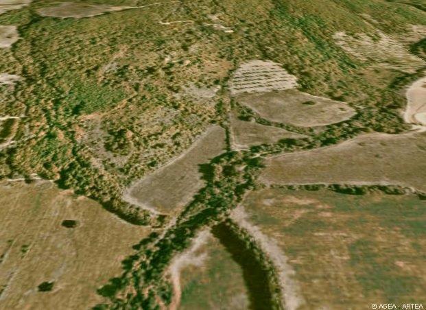 La zona dove sorgerà la nuova centrale geotermica