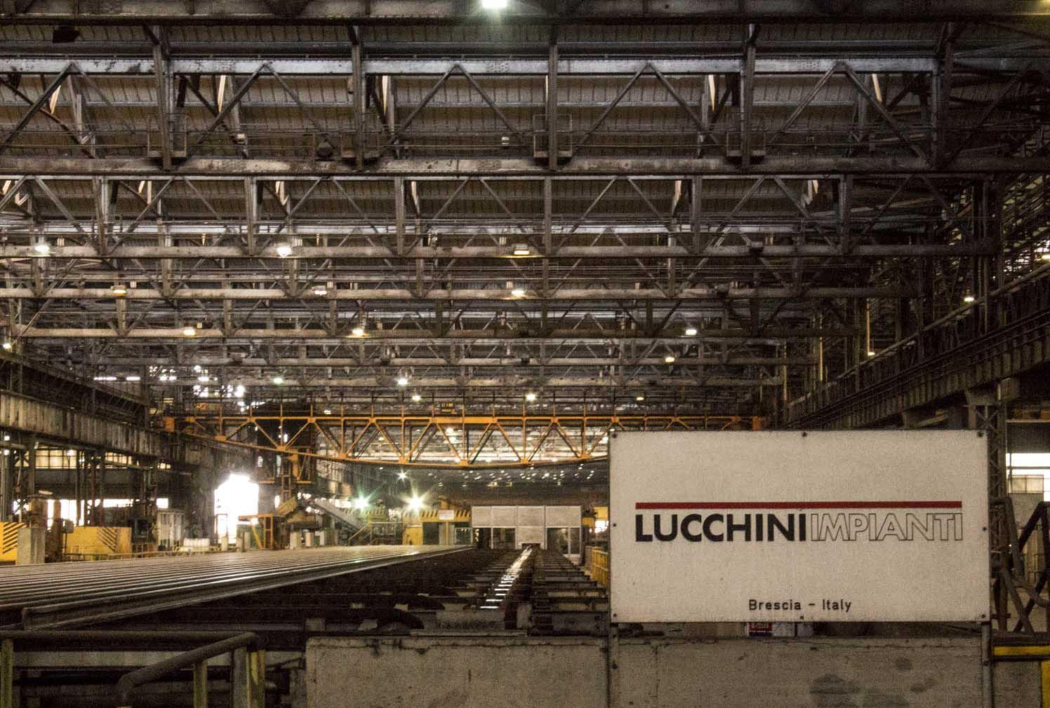 Il treno rotaie della Lucchini (foto Paolo Barlettani)