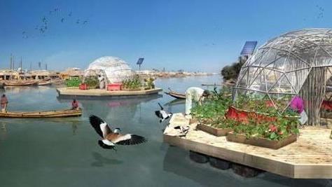 La serra galleggiante sarà esposta a Expo 2015