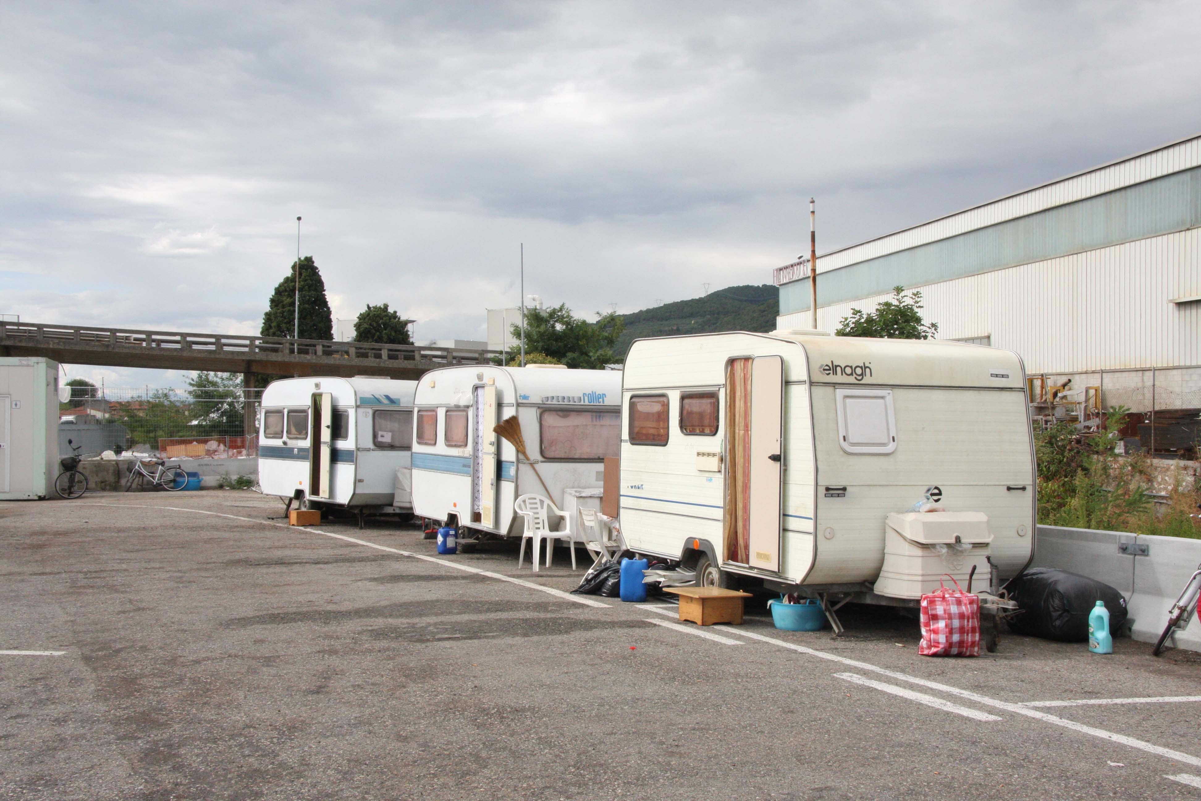 Un accampamento di nomadi