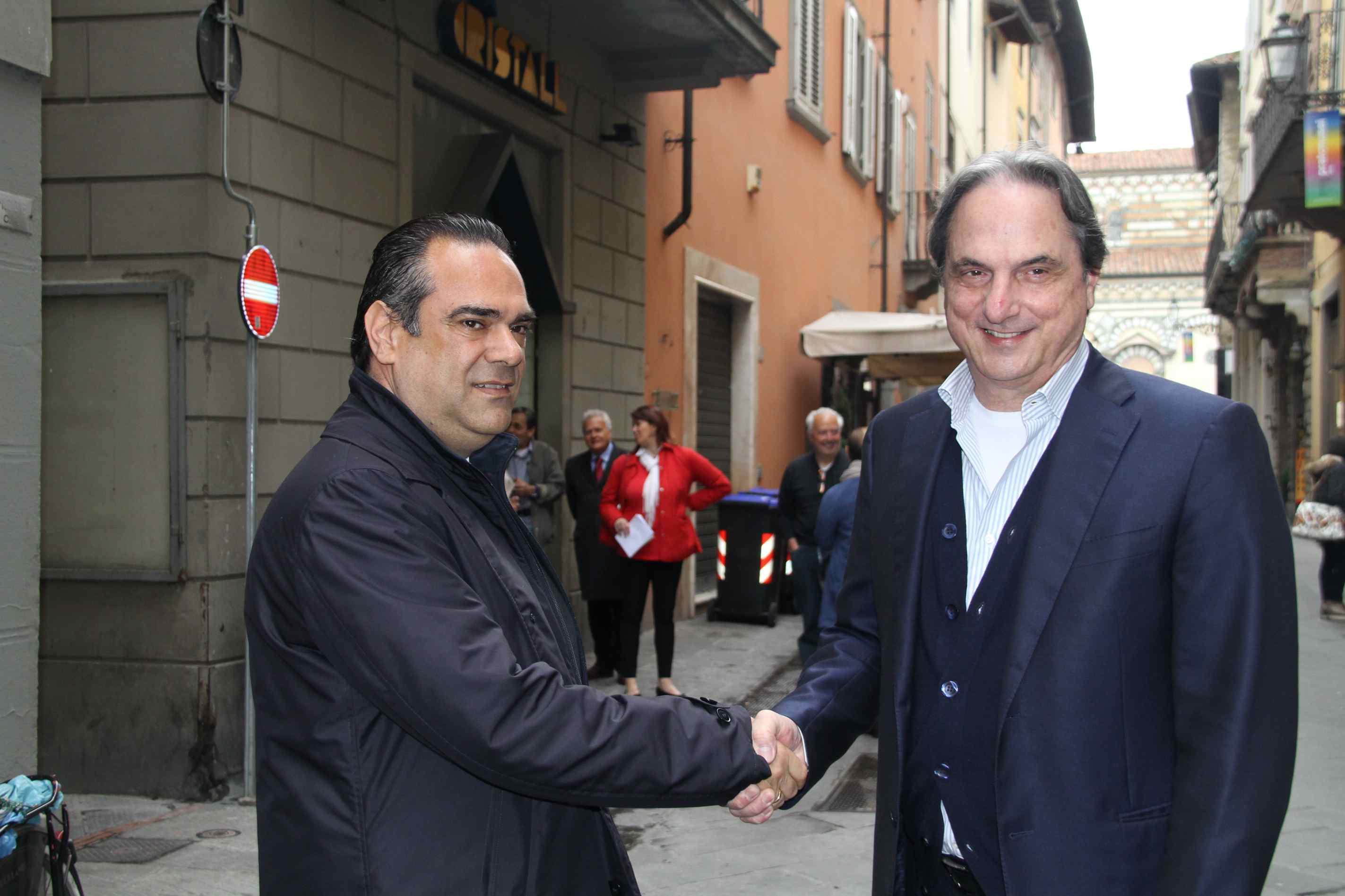 Da sinistra Giovanni Lamioni e Roberto Cenni (foto Batavia)
