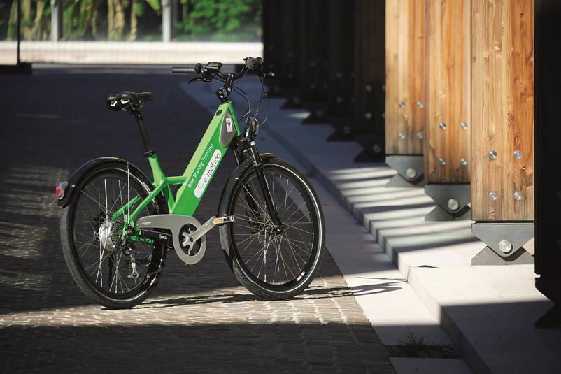 Una bici del modello di quelle che saranno in servizio a Montecatini