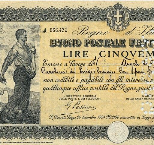 Poste, nel 2014 5.900 libretti e 5.600 buoni 