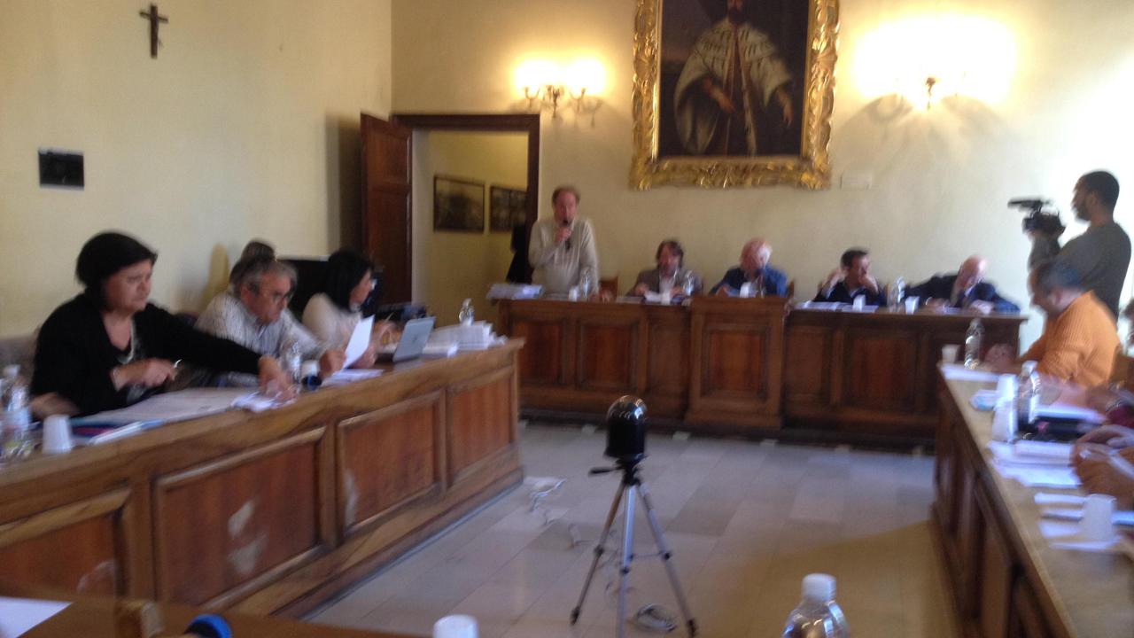 La seduta del consiglio comunale
