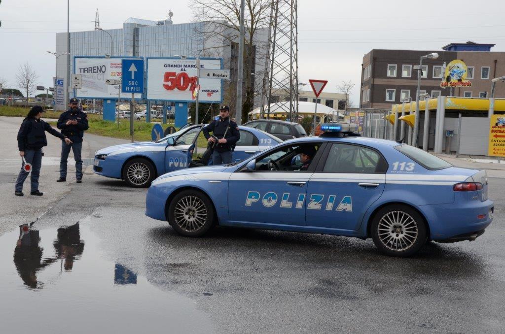 Un controllo della polizia