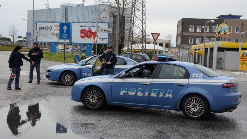 Un controllo della polizia