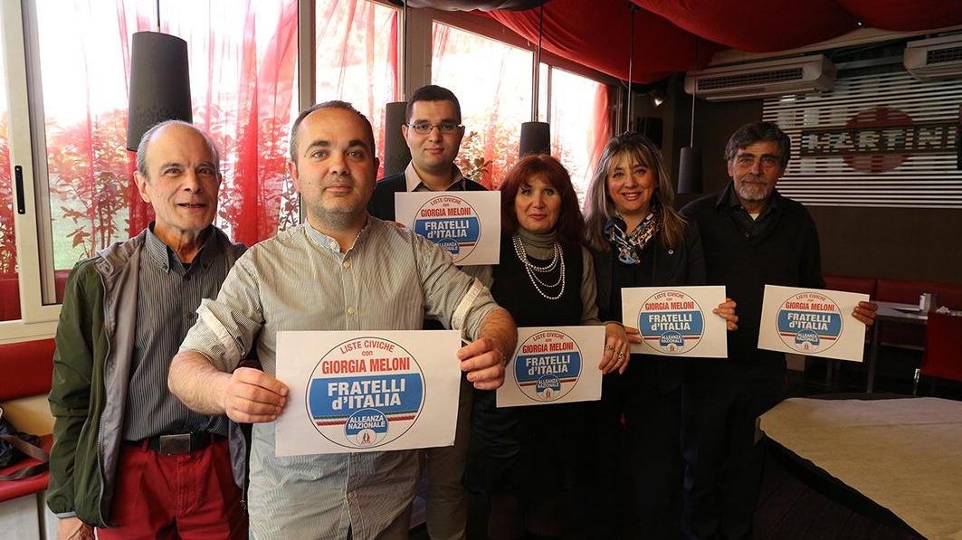 La presentazione delle candidature di Fratelli d’Italia