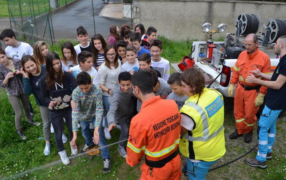 Protezione civile, lezioni al Sacchetti con la Misericordia